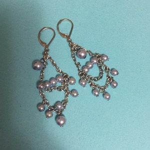 Beaded dangle earrings